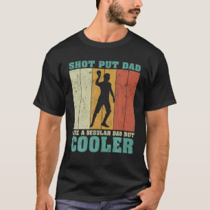 Manar Vintage Retro Shot Lägg Pappa som ett vanlig T Shirt