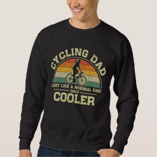 Manar Vintage som cyklar Pappa precis som ett norm Lång Ärmad Tröja