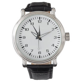Manar Vintage Stil Leather Watch Timless Gift Armbandsur