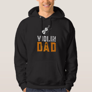 Manar Violin Pappa Musician Orchestra Teacher Viol Hoodie