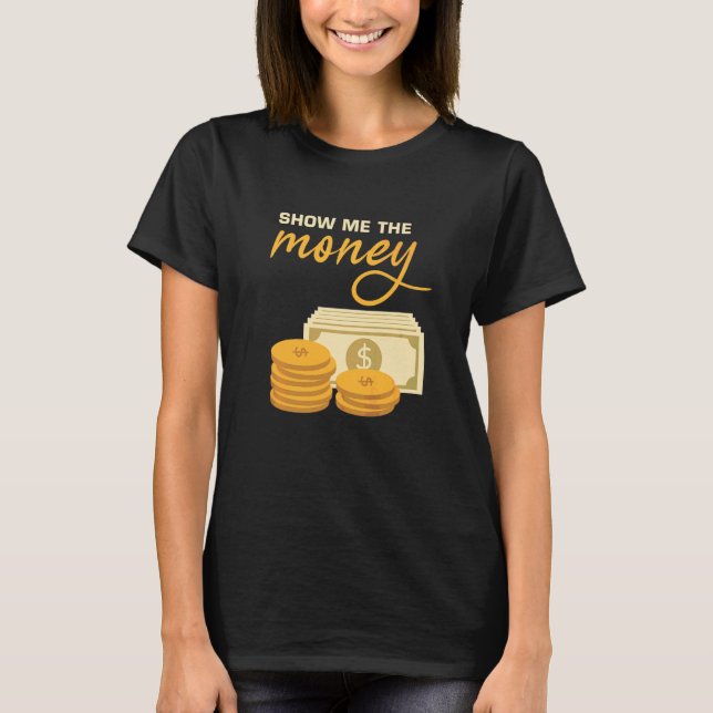 Manar visar mig kapitalbanken Teller Investment Re T Shirt (Framsida)