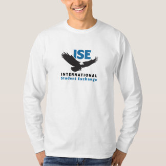 Manar Vit Långärmad T-shirt ISE Square Logotyp