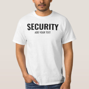 Manar - vitt för utskriftsvärde för säkerhetspers t shirt