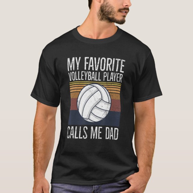 Manar volleyball-citat för ett Pappa i volleyball  T Shirt (Framsida)