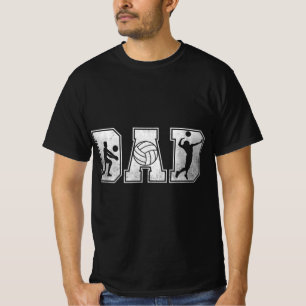 Manar Volleyball Pappa Family Football Team Player T Shirt