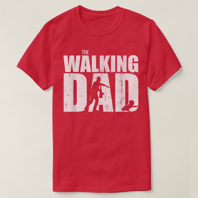 Manar Walking Pappa T  T Shirt (Design framsida)