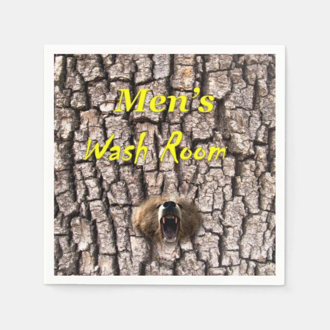 Manar Washroom Papper Napkins Pappersservett (Framsidan)