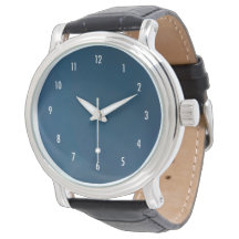 Manar Watch Featuring Vintage Enamel Blue