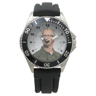 Manar Watch - Personlig - Black Rubber Armbandsur