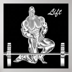 Manar Weightliftingaffisch Poster