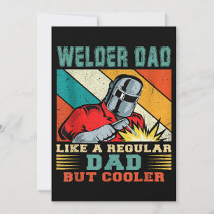 Manar Welder Pappa som ett vanligt Pappa men kylar Inbjudningar