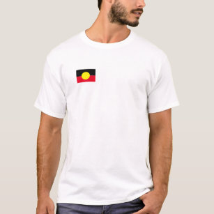 manar white Aboriginal flagga shirt T Shirt