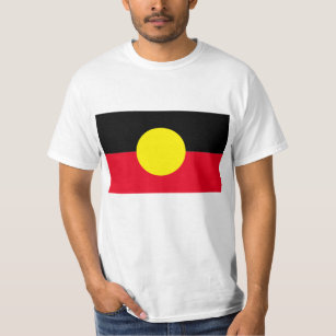 manar white Aboriginal flagga shirt T Shirt