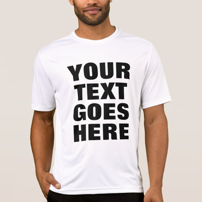 Manar White (modern stor teckentextmall) T Shirt (Framsida)