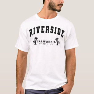Manar White Riverside, Kalifornien, Golden State T Shirt