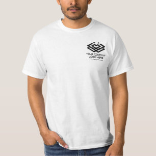 Manar White Value T-Shirt med Anpassningsbar Compa