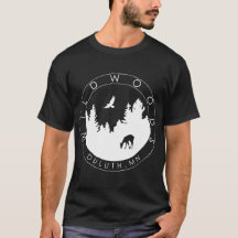 Manar Wildwoods logotyp T (mörkfärger)