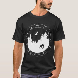 Manar Wildwoods logotyp T (mörkfärger) T-shirt