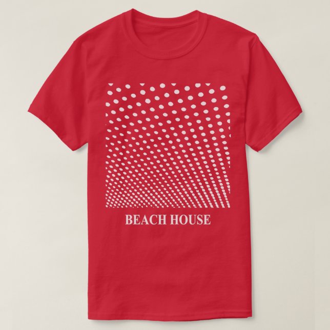 Manar Women Beach House Bloom Fantastisk för Music T Shirt (Design framsida)
