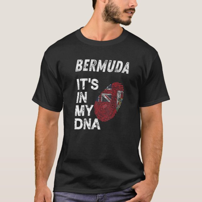 Manar Women Bermuda Roots Pride Dna Fingerprint Be T Shirt (Framsida)