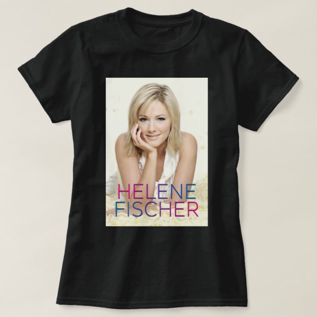 Manar Women Berömd Helene Benice Fischer Female T Shirt (Design framsida)