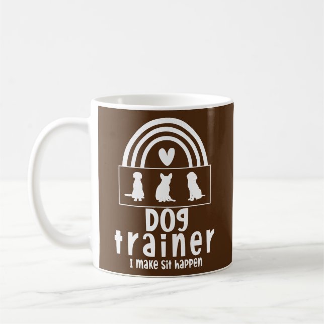 Manar Women Coola Hund tränare jag får sitta på Hu Kaffemugg (Vänster)