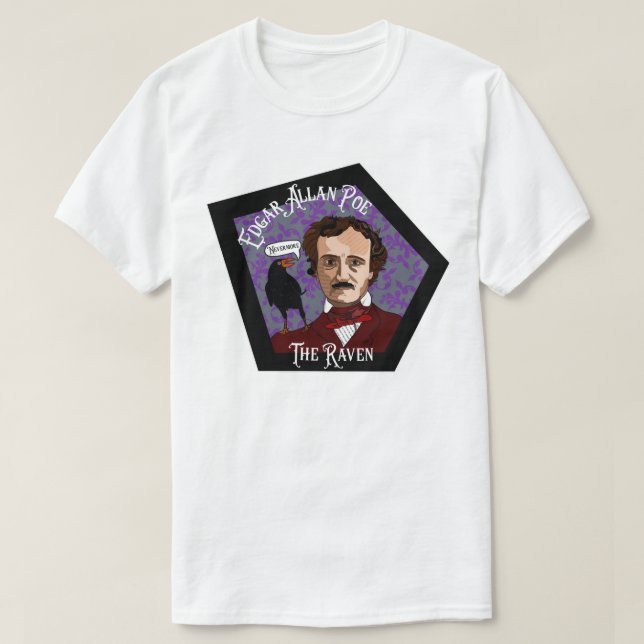 Manar Women Criminal Edgar detektiv Allan Poe Stor T Shirt (Design framsida)