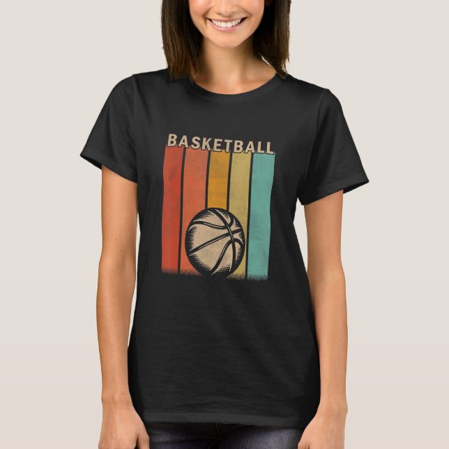 Manar Women Cute Basketball R T Shirt (Framsida)