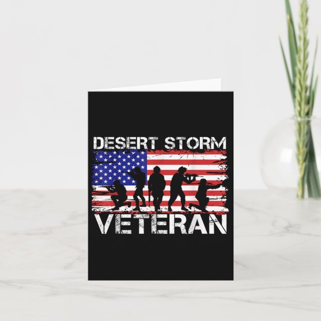Manar Women Desert Shield Vet Desert Storm Veteran Kort (Framsida)