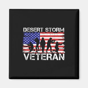 Manar Women Desert Shield Vet Desert Storm Veteran Magnet