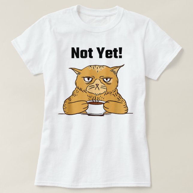 Manar Women Funny Morgonkaffe TShirt T-Shirt (Design framsida)