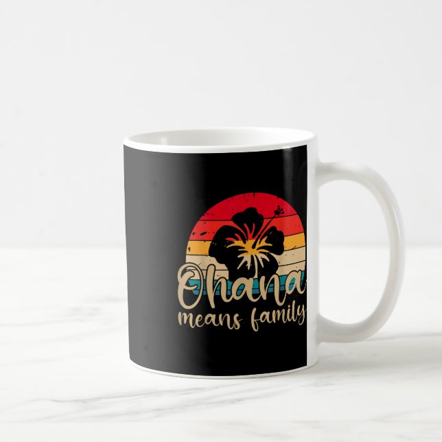 Manar Women Hawaiian Ohana Elak Family Summer Beac Kaffemugg (Höger)