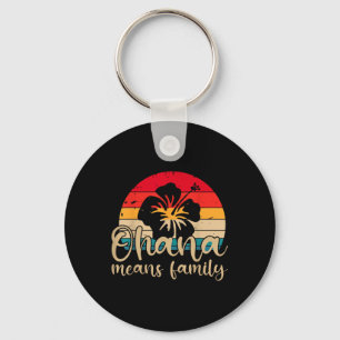 Manar Women Hawaiian Ohana Elak Family Summer Beac Nyckelring