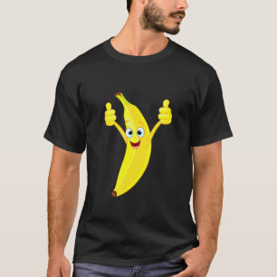 Manar Women Humor Graphic Banana T Shirt
