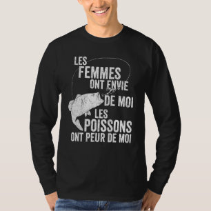 Manar Women Kärlek Me Fångar fruktar mig i Fransk T Shirt