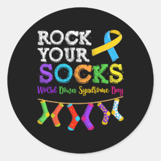 Manar Women Kid Down Syndrome Awareness Runt Klistermärke