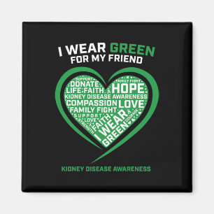 Manar Women Kids Grönt ger Friend Kidney Disease A Magnet