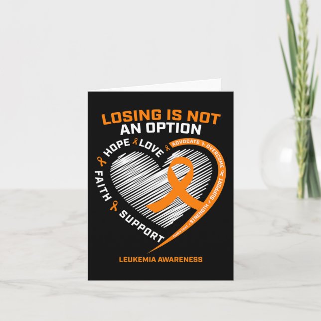 Manar Women Kids Le Leukemi Awareness Fighter Gift Kort (Framsida)