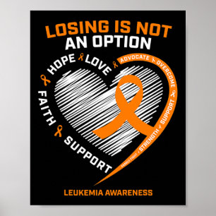 Manar Women Kids Le Leukemi Awareness Fighter Gift Poster