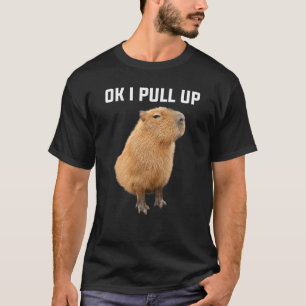 Manar Women Kids OK, jag tar upp Capybara costume T Shirt