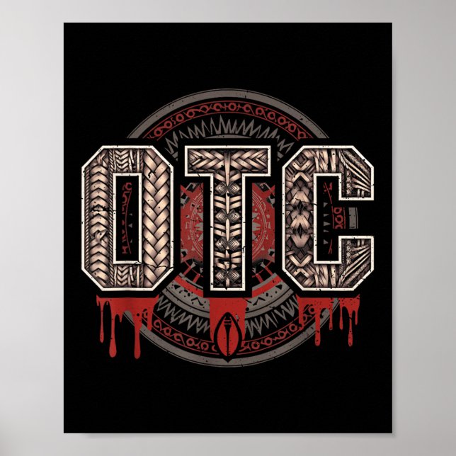 Manar Women Kids Otc Bloodline Wrestling Roman Flä Poster (Framsidan)