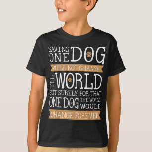 Manar Women Kids Rädda djuren Team Hund älskare Gi T Shirt
