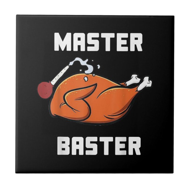 Manar Women Master Baster Funny Turkey Baster Tack Kakelplatta (Framsidan)