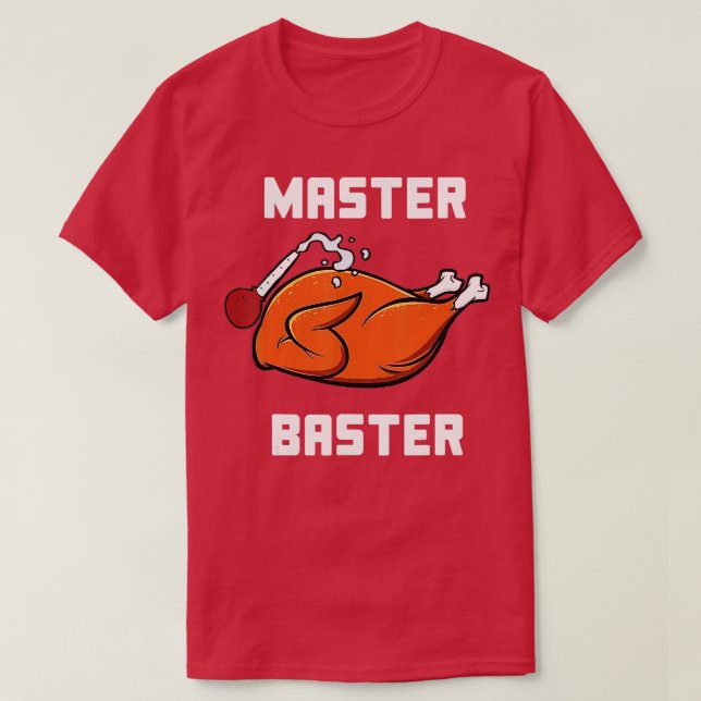 Manar Women Master Baster Funny Turkey Baster Tack T Shirt (Design framsida)
