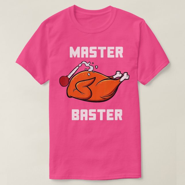 Manar Women Master Baster Funny Turkey Baster Tack T Shirt (Design framsida)