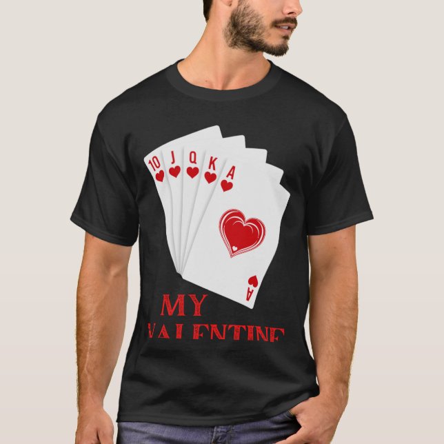 Manar Women Par Valentines day Kärlek, uppspelning T Shirt (Framsida)
