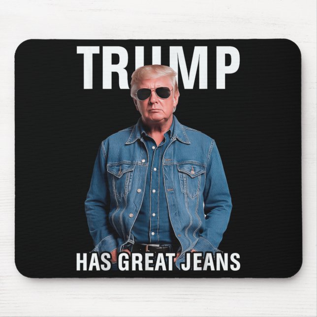 Manar Women Trump har Underbart Jeans Funny Meme Musmatta (Framsidan)