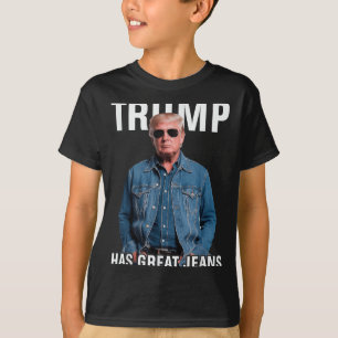 Manar Women Trump har Underbart Jeans Funny Meme T Shirt