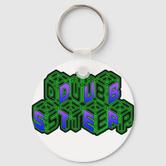Manar Womens 3D Neon Cubes logotyp DUBSTEP Nyckelring