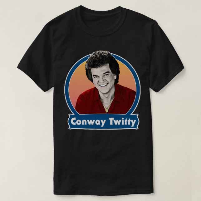 Manar Womens Conway Retro Twitty Stil Design funny T Shirt (Design framsida)